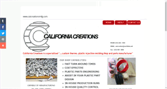 Desktop Screenshot of calcreationsmfg.com